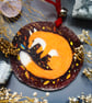 Nestled Fox Tree Decoration