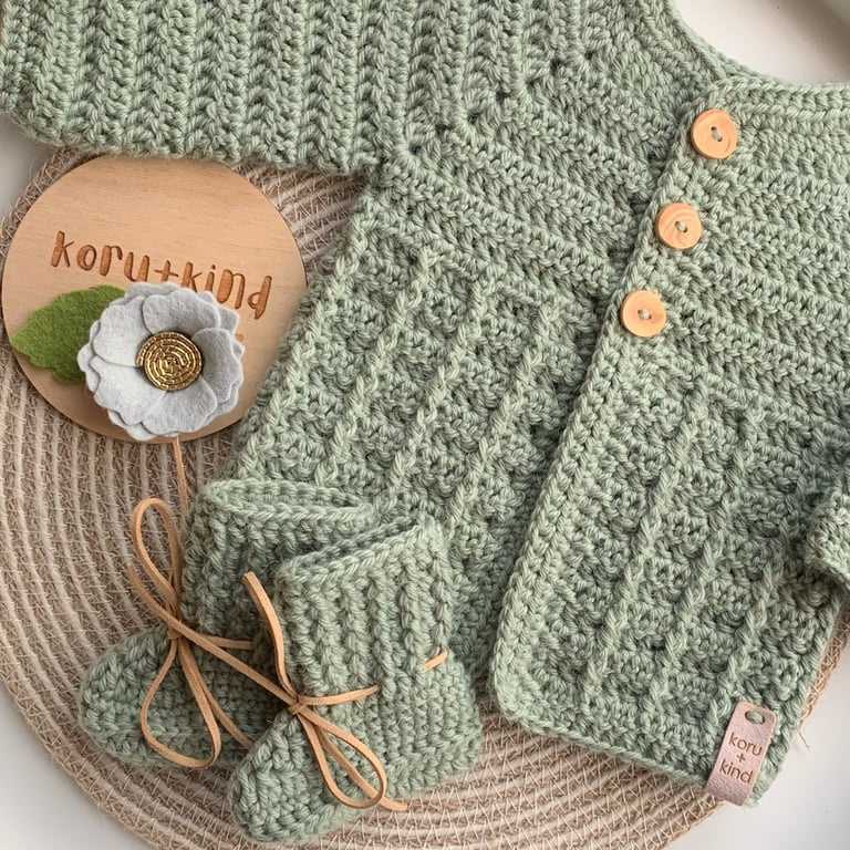 Little Ridge Cardigan - Wool Blend - Modern Baby Gift