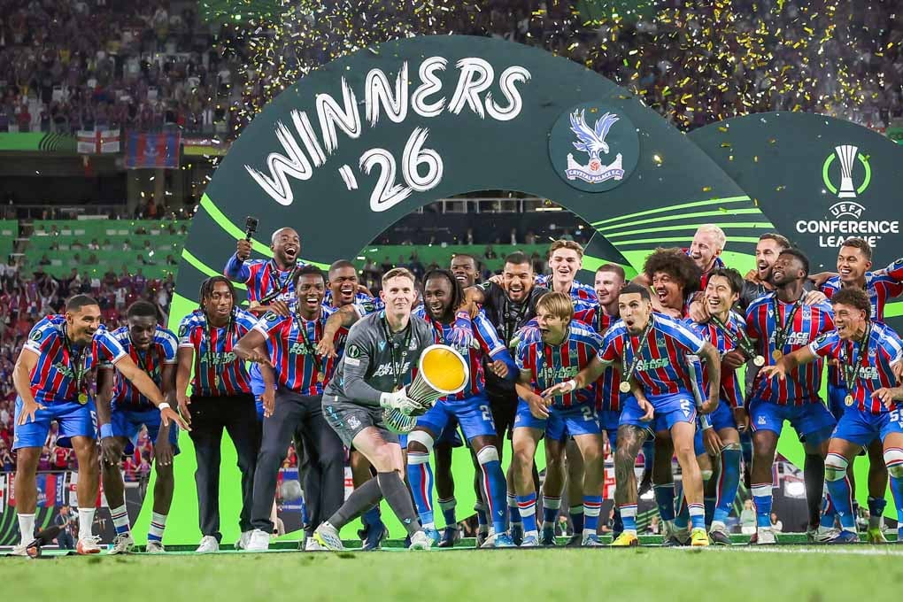 Crystal Palace FC UEFA Conference League Cup Winners 2026 Photograph Print