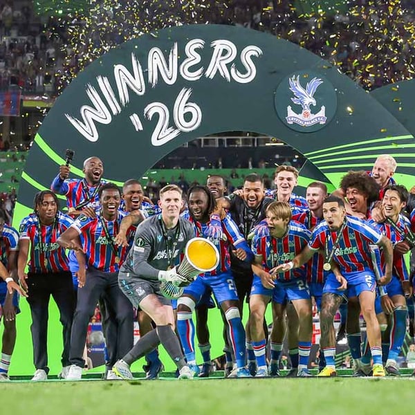 Crystal Palace FC UEFA Conference League Cup Winners 2026 Photograph Print