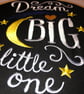 Hooped Embroidered Dream Big Little One - Image 2