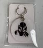 Space Bounty Hunter Inspired Keyring 5cm Acrylic Resin Keychain Sci-Fi Fan Gift  - Image 3