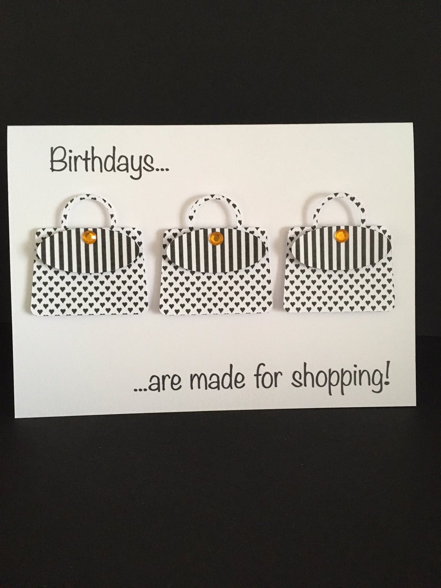 Shopping Birthday Card for Her