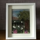 Felted Landscape Picture 