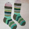 Hand knitted socks MEDIUM size 5-7