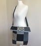 Large Patchwork Messenger Bag