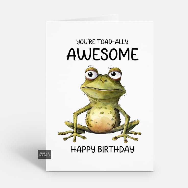 Unique Funny Birthday Card For Him Or Her 