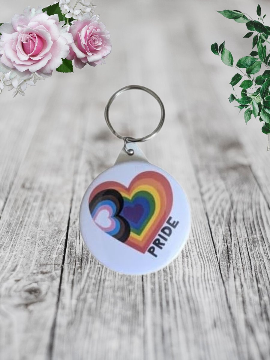 Pride Flag Keyring 