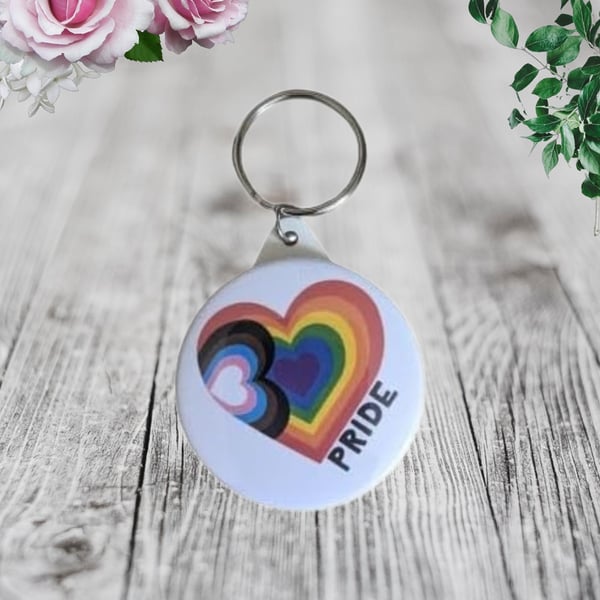 Pride Flag Keyring 