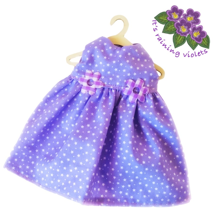 Reserved for Lesley - Purple Stars Dress