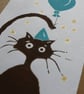 Party Animals Cat Card - Image 5