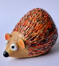 Cute ceramic stoneware pottery hedgehog ornament - Image 10
