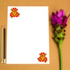 Ideal Christmas Gift;  Beautiful Pink Flowers Writing Paper & Envelopes