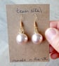 Pearl Bling Bauble Earrings