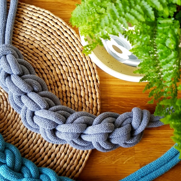 Chunky Cord Necklace, 13 Colours, Sustainable, Recycled, Statement