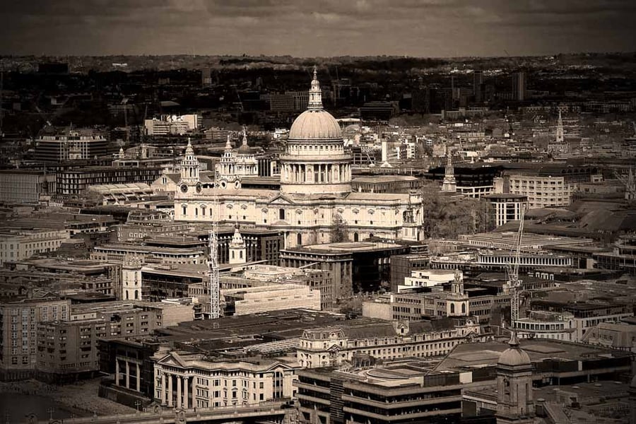 St Paul's Cathedral London England Photograph Print