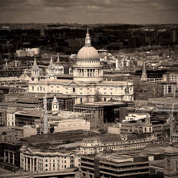St Paul's Cathedral London England Photograph Print