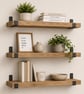 Rustic shelves