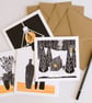 Home Greeting Cards pack of 4 blank illustrated cards - Image 3