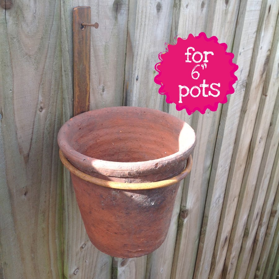 'Freestyle' Rustic Pot Ring for 6" pots
