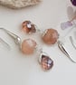 Moonstone drop earrings, handmade earrings - Image 2