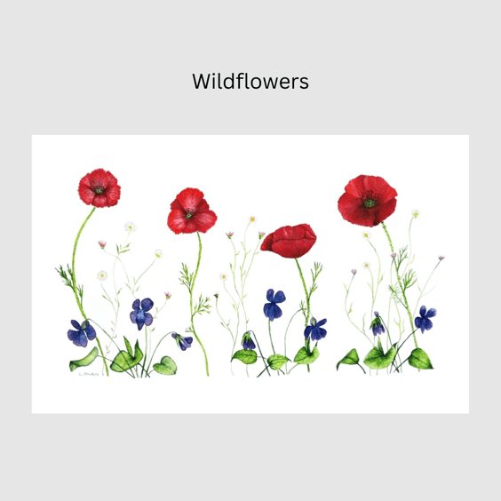 Wildflowers - Original Watercolour Painting