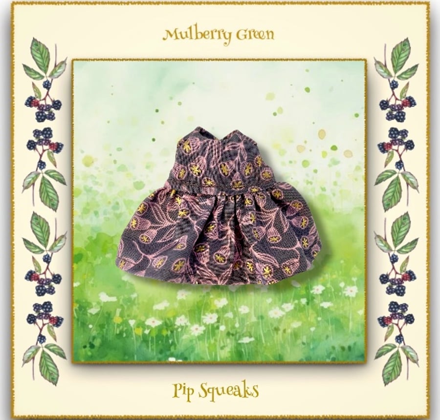 Pip Squeaks Purple Flowered Dress