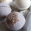 Lavender & Lime with blueberry Bath Bomb, handmade, natural ingredients