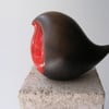 Raku glazed round robin