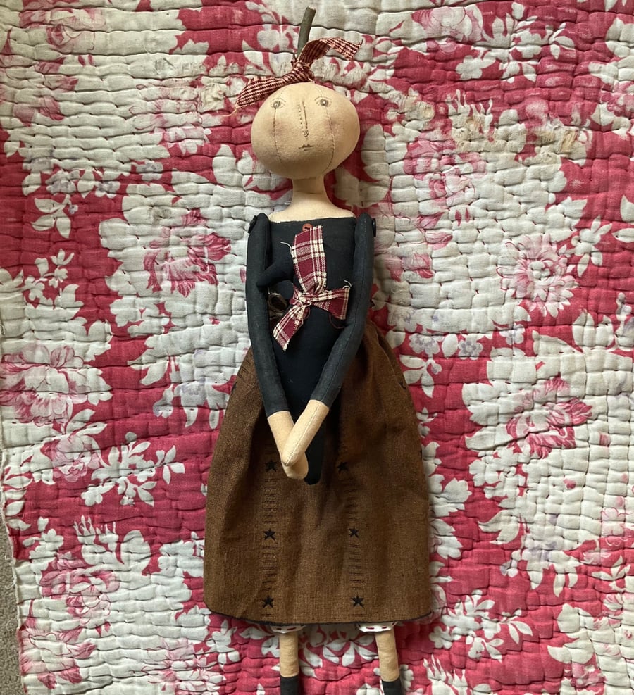 Primitive Pumpkin Doll
