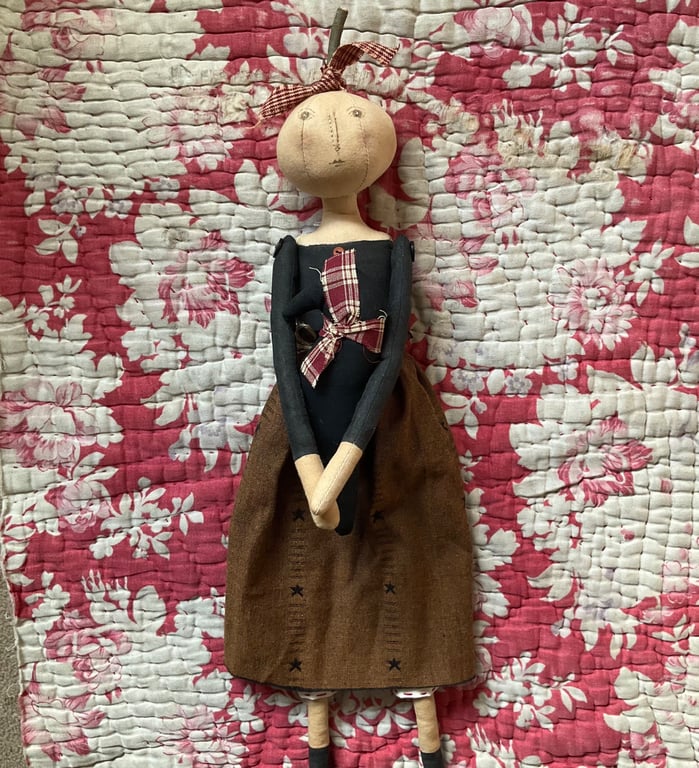 Primitive Pumpkin Doll