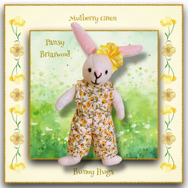 Pansy Briarwood - a Bunny Hugs Rabbit from Mulberry Green 