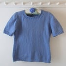 Ladies womens short sleeve jumper