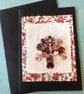 Jewellery Card with flowers in vase