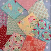 30 x 5” Moda cotton fabric squares 
