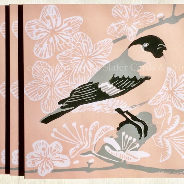 In The Pink Bullfinch Card