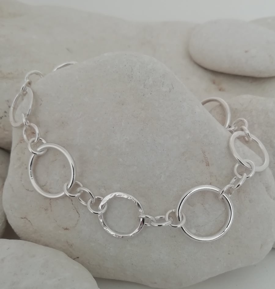 Handmade Silver Link Bracelet