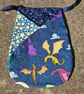 Tie-On Pocket - Small Dragons