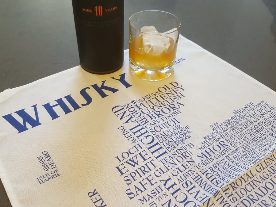 Whisky Tea Towel