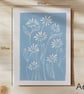 Set of 3 Handmade Floral Cards - Lino Print Greeting Card Bundle - Image 6