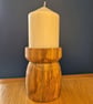 Oak pillar candle holder - Image 2