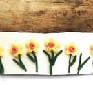 French Style Daffodil Hair Barrette
