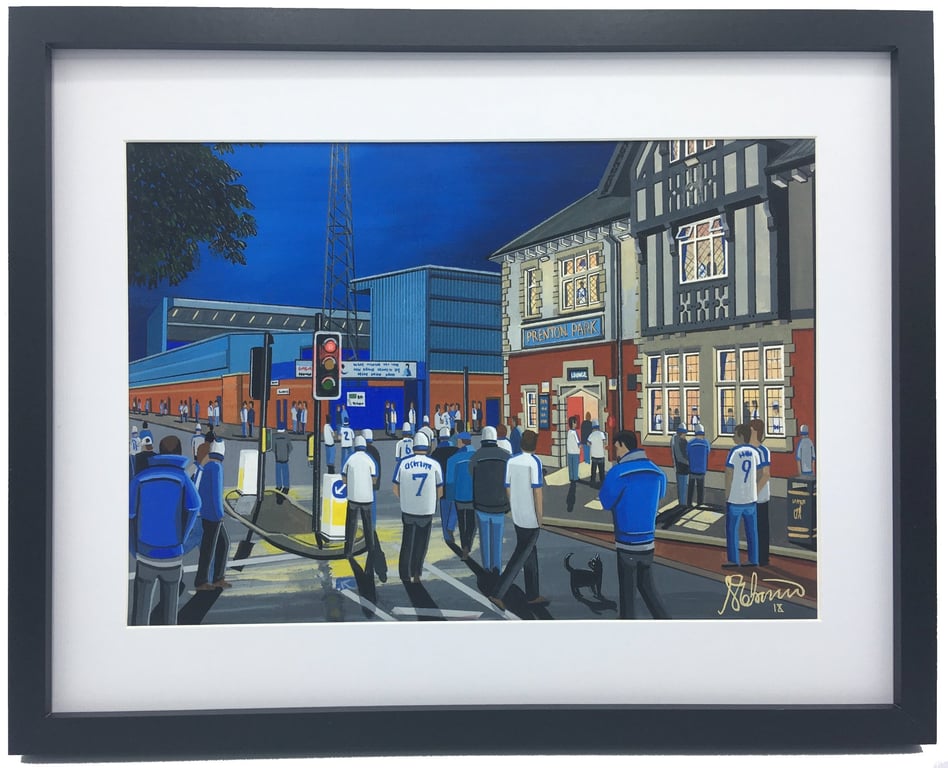 Tranmere, Framed & Unframed Art Print Rovers Football FC, Prenton Park Gift