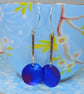 Sterling Silver and Coloured Titanium Earrings - UK Free Post - Image 1