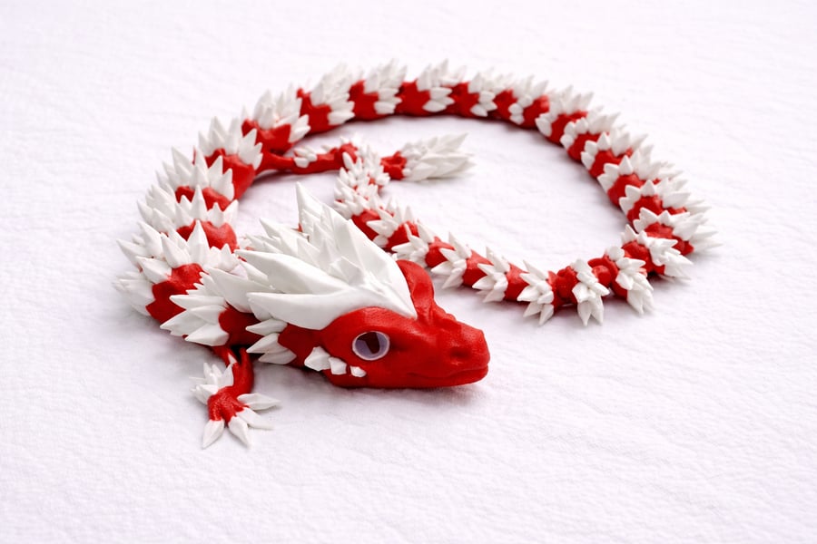 Dragon Type 1 – Custom 3D Printed Poseable Dragon