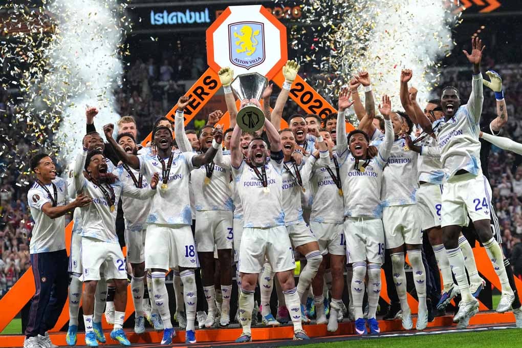 Aston Villa FC UEFA Europa League Cup Winners 2026 Photograph Print