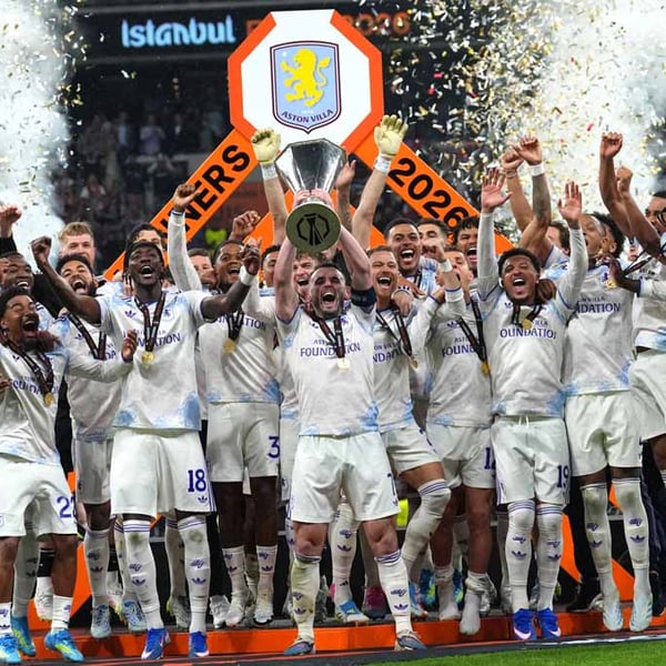 Aston Villa FC UEFA Europa League Cup Winners 2026 Photograph Print