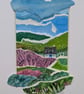Fresh Fields Cottage - Original miniature collage. A5 Mounted - Image 7