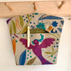 Bird fabric peg bag
