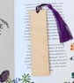 Pressed Flower Wooden Bookmark, Geranium Petals - Image 5